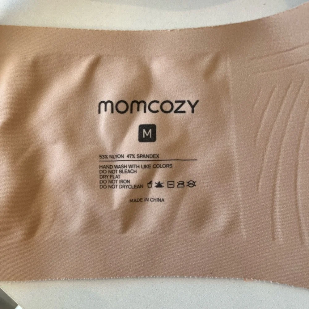Momcozy Women’s Breastfeeding Nursing Bra Lightweight Stretchy Nude Beige Medium